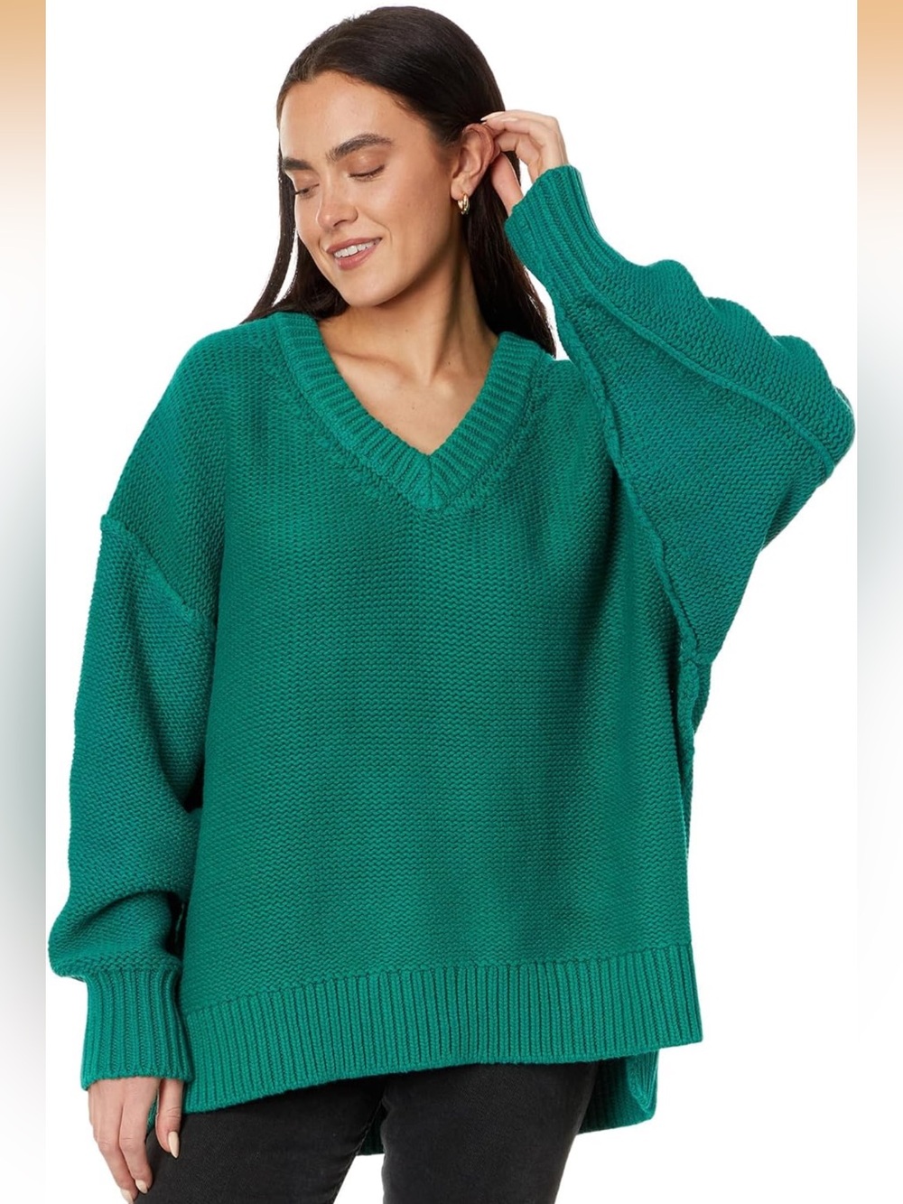 Free People v-neck sweater in size medium